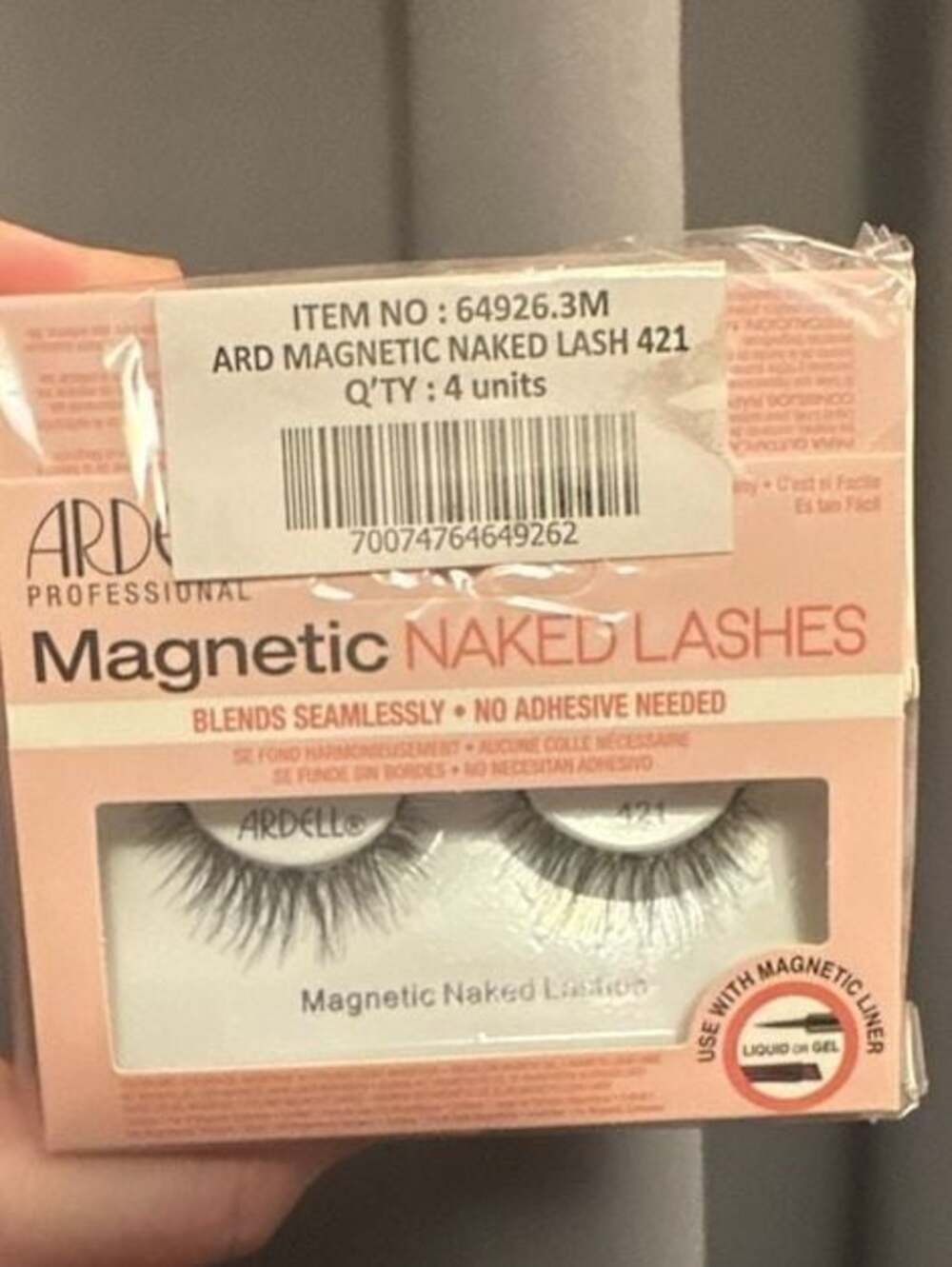 Ardell Professional Magnetic Naked Lashes 421 lot of 4 packs